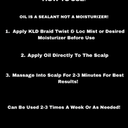 KLD Premium Hair Oil