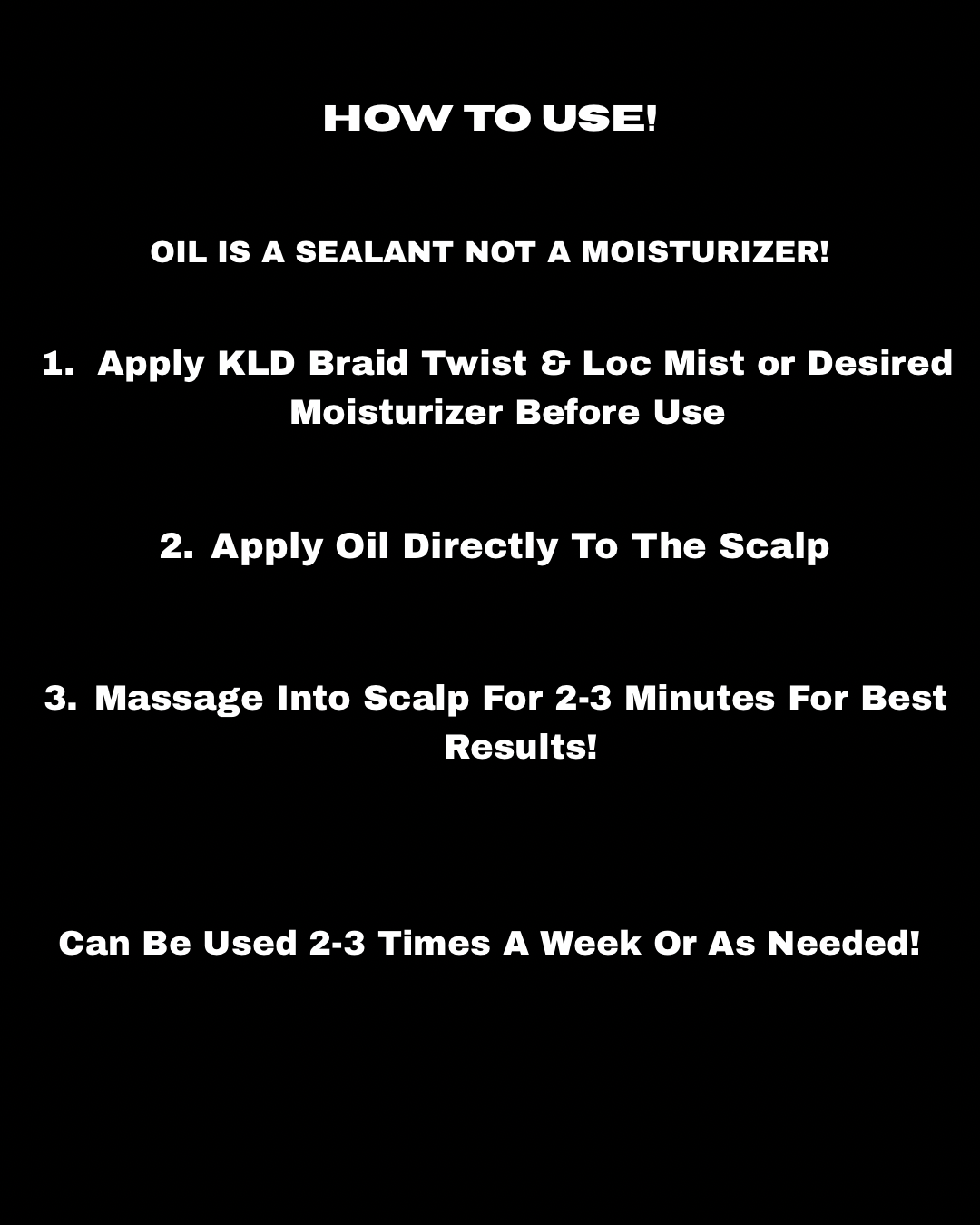 KLD Premium Hair Oil